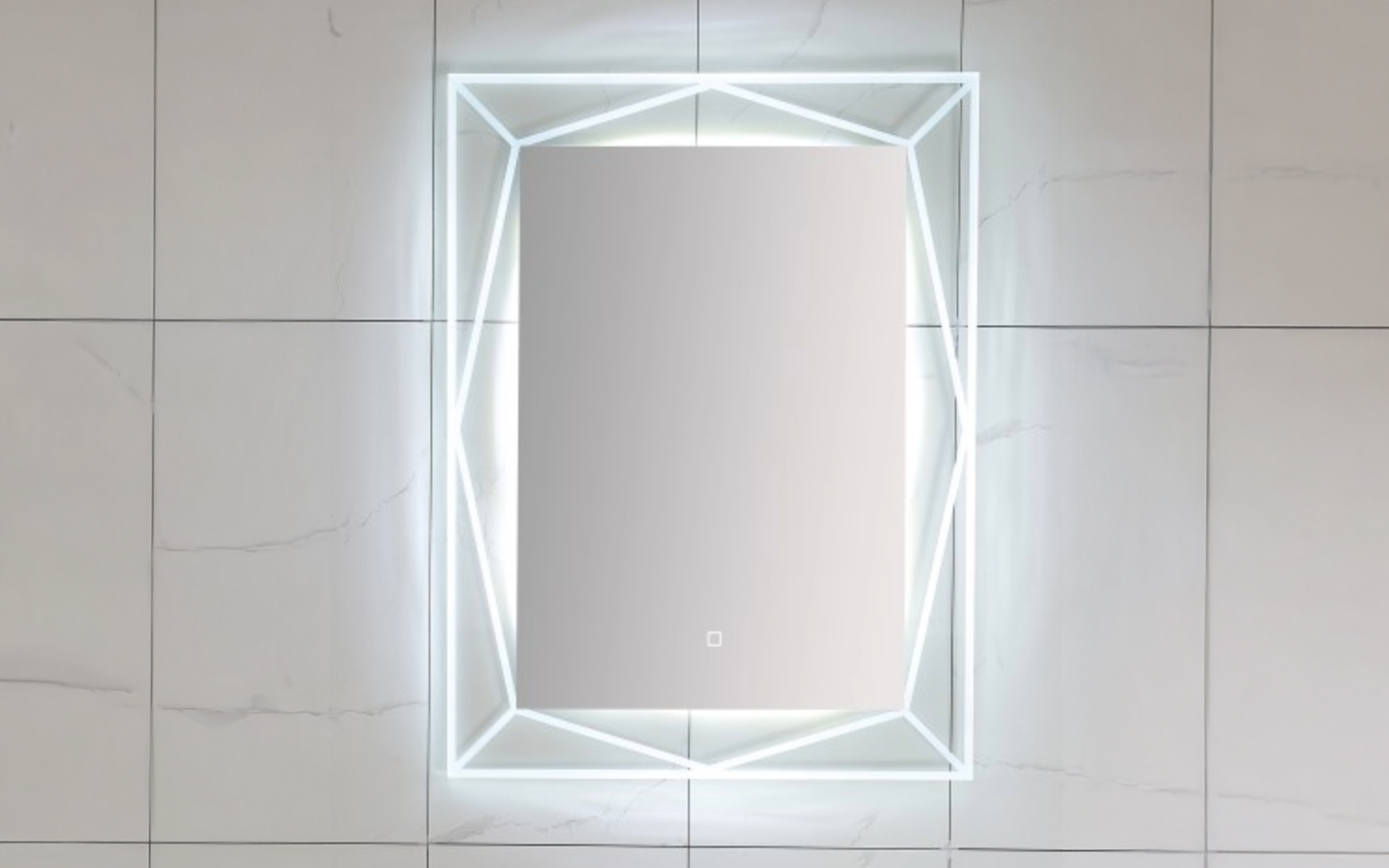 ICL 1503 Bathroom mirror with LED lights, 60/80 cm  1
